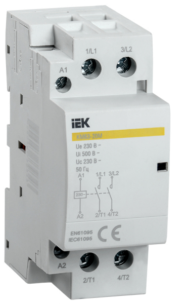 IEK KARAT Контактор модульный КМ63-20М AC