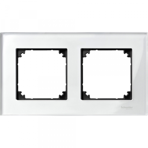 Schneider Electric Merten SM M-Elegance Стекло Белое Рамка 2-ая