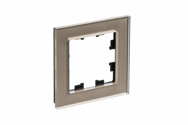 Systeme Electric AtlasDesign Nature Стекло шампань Рамка 1-ая