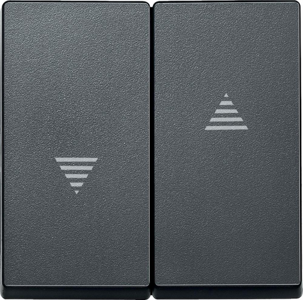 Schneider Electric Merten SM Антрацит Клавиша 2-ая жалюзийная