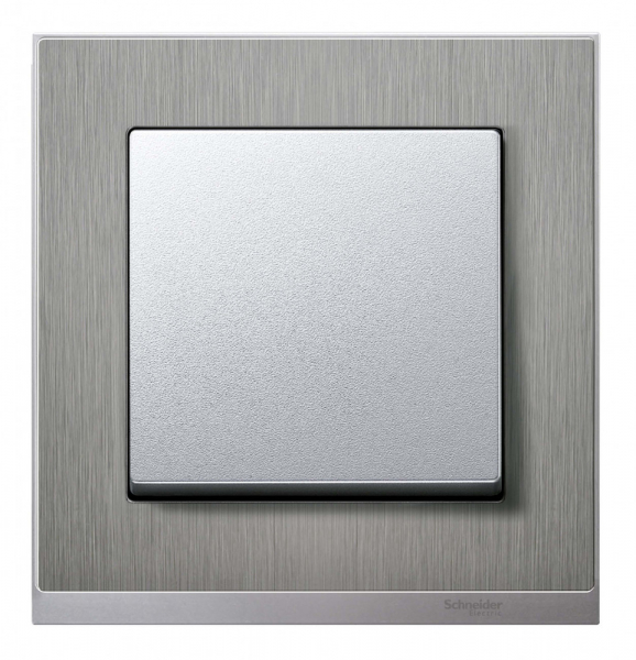 Schneider Electric Merten SM M-Pure Decor Нерж.сталь/Алюминий Рамка 1-ая