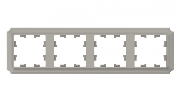 Systeme Electric AtlasDesign Antique Шампань Рамка 4-ая, универсальная