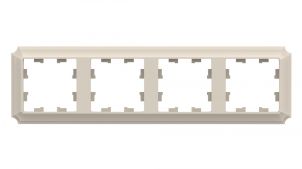 Systeme Electric AtlasDesign Antique Бежевый Рамка 4-ая, универсальная