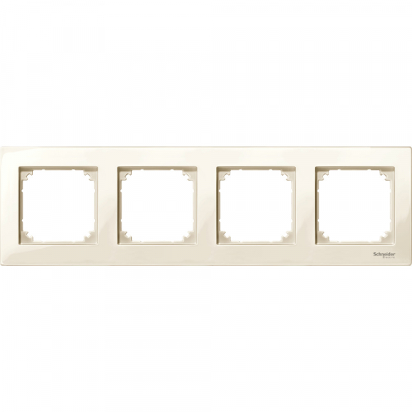 Schneider Electric Merten SM M-Plan Беж глянец Рамка 4-ая