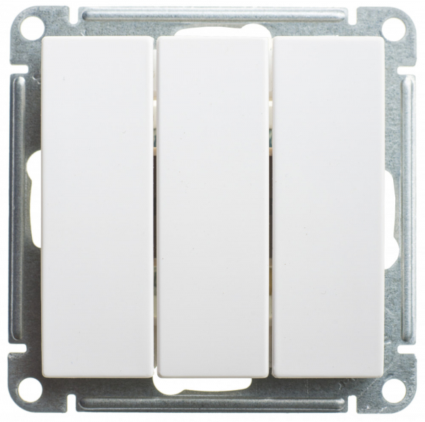 Systeme Electric Wessen 59 Бел Выключатель 3-клавишный 10АХ