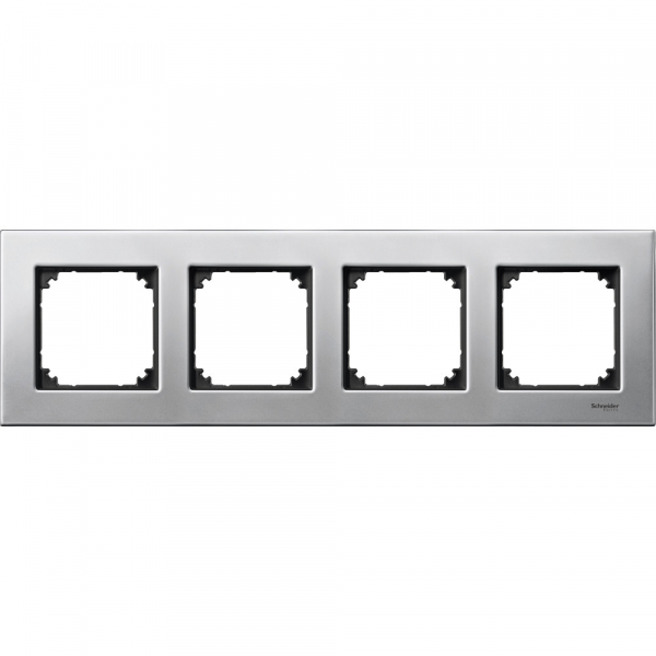 Schneider Electric Merten SM M-Elegance Платина серебро Рамка 4-ая
