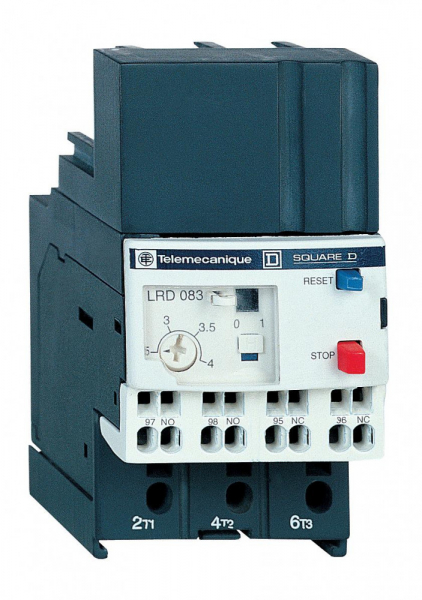 Schneider Electric Contactors D Thermal relay D Тепловое реле перегрузки 17-25A Class 10 пружинный зажим