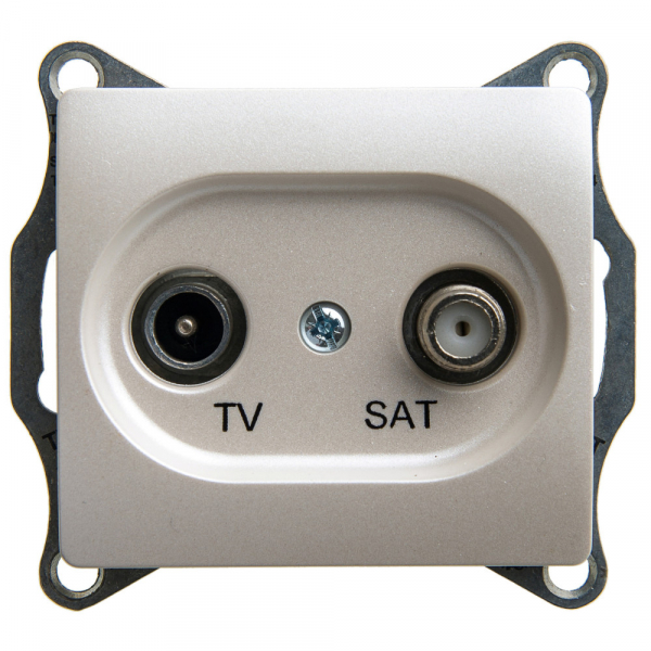 Systeme Electric Glossa Перламутр Розетка TV-SAT оконечная 1DB