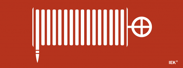 IEK Этикетка самокл. 350х130мм "Пож. кран"