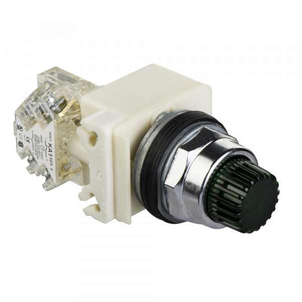 Schneider Electric Кнопка с подсветкой зеленая, 24В 9001K2L35GH13