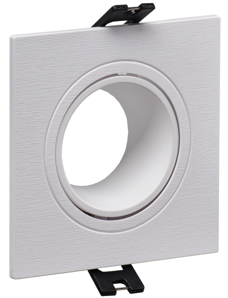 IEK Светильник 4101 встраиваемый MR16 квадрат пласт. белый