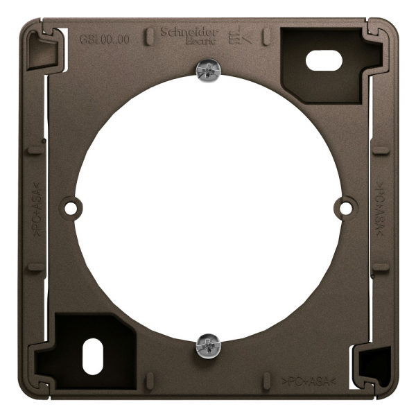 Systeme Electric Glossa Шоколад Коробка наружного монтажа