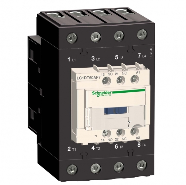 Schneider Electric Contactors D Контактор 4Р Everlink AC1 415В 60A катушка управления 230В AC 50/60Гц