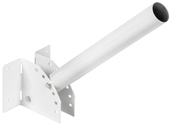IEK Кронштейн КР-4М D=48 L=500 монтаж. лента рег. угол белый