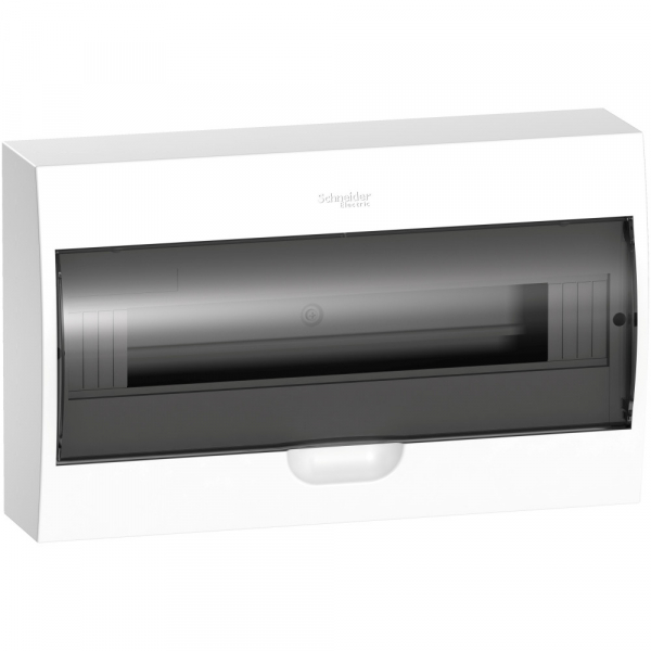 Systeme Electric EASY 9 Корпус навесной с прозрачной дверью 1ряд/18мод, IP40, IK07, 63А, 2 клеммы