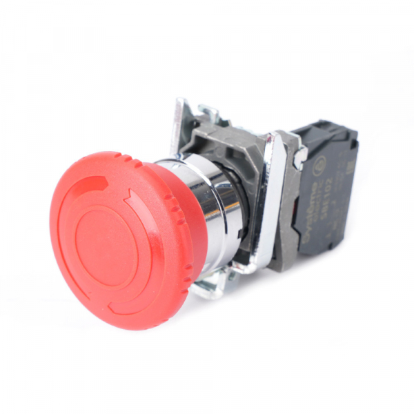 Systeme Electric Кнопка аварийн ост SB4 в сборе 22мм 40мм повернуть для возврат металл 1Н