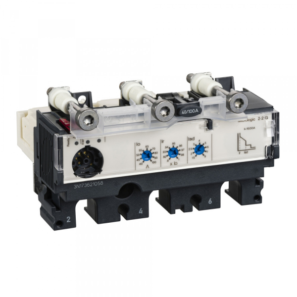 Schneider Electric Compact NSX 3P3T Выключатель Micrologic 2.2G 100A Расцепитель для NSX100-250