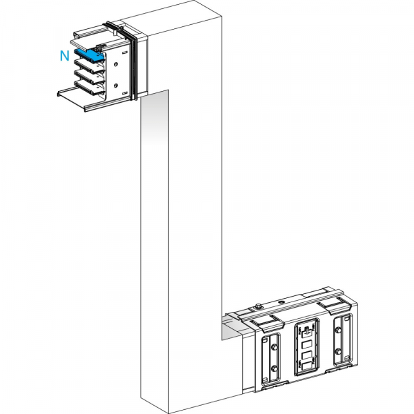 Schneider Electric CANALIS KSA СЕКЦИЯ Z-ОБР УГЛОВАЯ НА ЗАКАЗ 630А. A=290 B=200 ДО 800 C=290