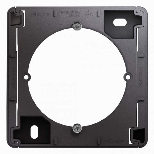 Systeme Electric Glossa Графит Коробка для наружного монтажа