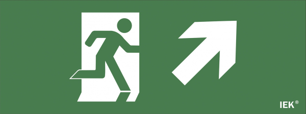 IEK Самоклеющая этик. "Фигура/стр. вверх вправо" ДПА IP20/54 IEK