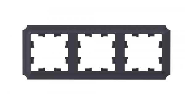 Systeme Electric AtlasDesign Antique Карбон Рамка 3-ая, универсальная