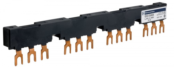 Schneider Electric GV2 Комплект трехполюсных шин 63А 4х54мм