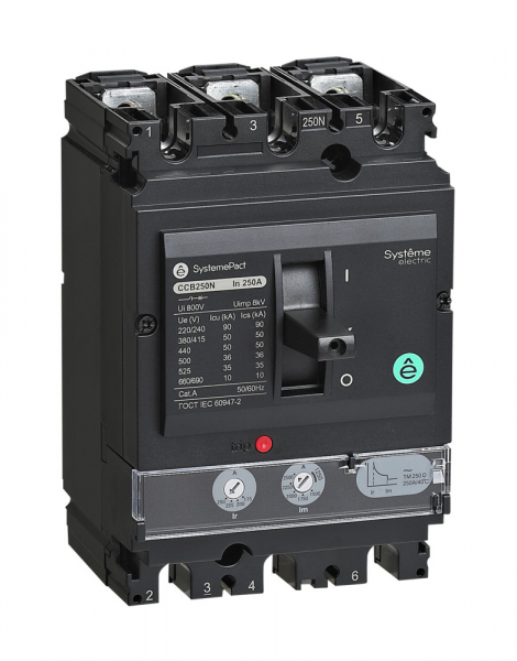 Systeme Electric Автоматический Выключатель SYSTEMEPACT CCB250 100KA 3P3D TMD200 рычаг