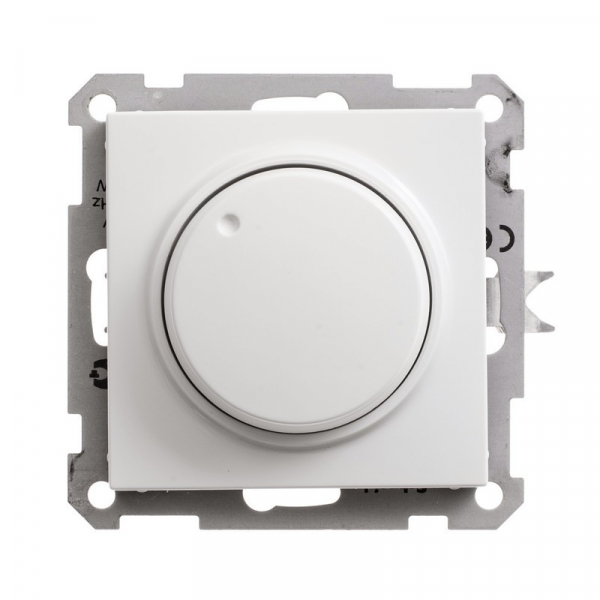 Systeme Electric W59 СВЕТОРЕГУЛЯТОР (диммер) поворотный 400Вт 230В механизм БЕЛЫЙ