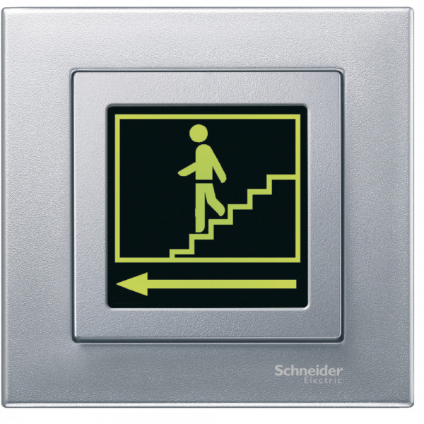 Schneider Electric Merten SM Алюминий Накладка с полем для надписи
