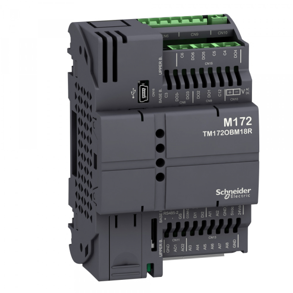 Schneider Electric Опт ПЛК М172, без дисплея, 18 I/O 2xModbus