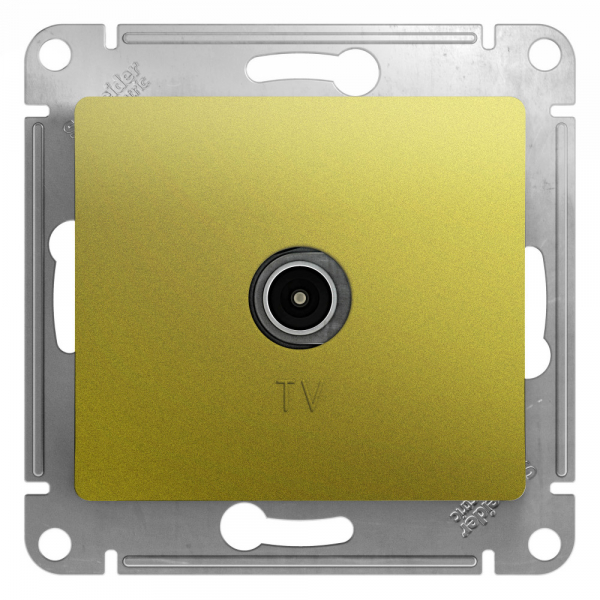 Systeme Electric Glossa Фисташковый Розетка TV оконечная 1DB