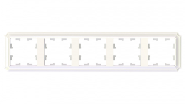 Systeme Electric AtlasDesign Antique Жемчуг Рамка 5-ая, универсальная