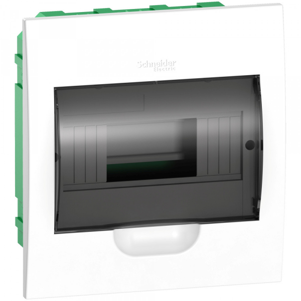 Systeme Electric EASY 9 Корпус встраиваемый с прозрачной дверью 1ряд/8мод, IP40, IK07,63А, 2 клеммы