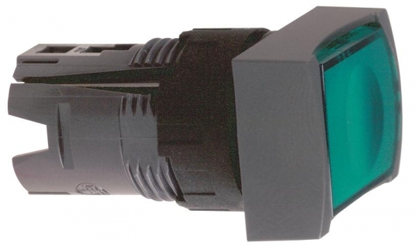 Schneider Electric Кнопка удлиненная прямоугольная с подсветкой желтая ZB6DW3