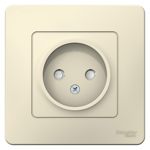 Systeme Electric Blanca внутр Молочная Розетка б/з со шторками, 16А, 250В