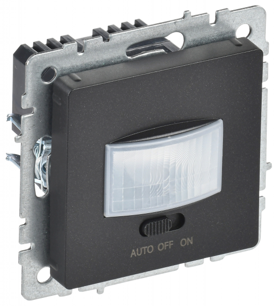 IEK BRITE BASE Черный Датчик движения ДС10-1-БрЧ