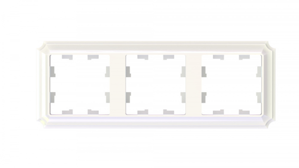 Systeme Electric AtlasDesign Antique Жемчуг Рамка 3-ая, универсальная