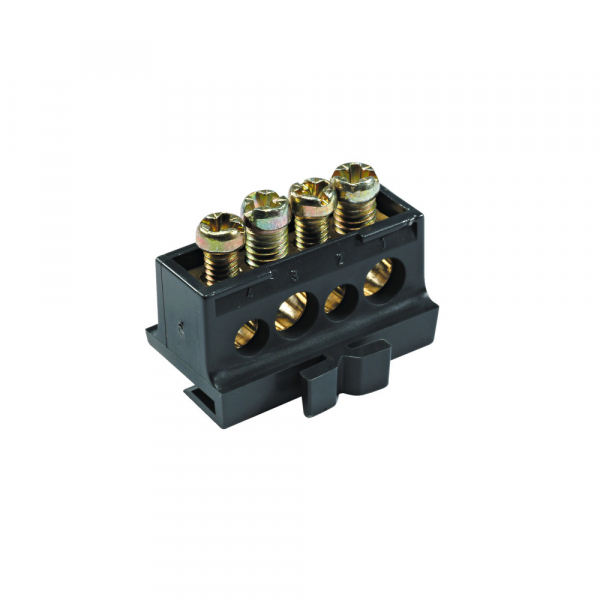 Schneider Electric Mini Pragma Клеммник 80А, 4 отверстия, 85мм