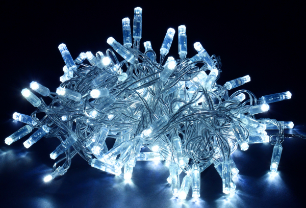 IEK Гирлянда нить 20м 200W IP44 прозрачный 230В кон. 8