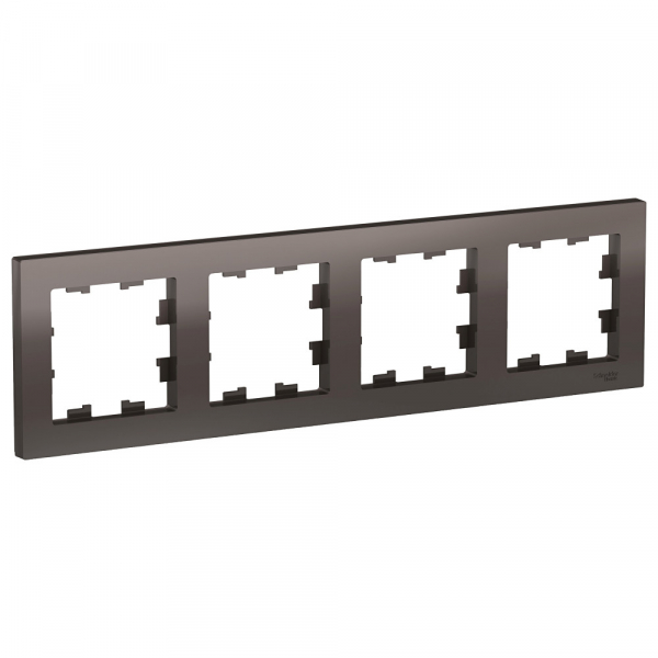 Systeme Electric AtlasDesign Мокко Рамка 4-ая, универсальная