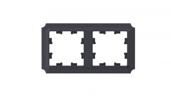 Systeme Electric AtlasDesign Antique Карбон Рамка 2-ая, универсальная