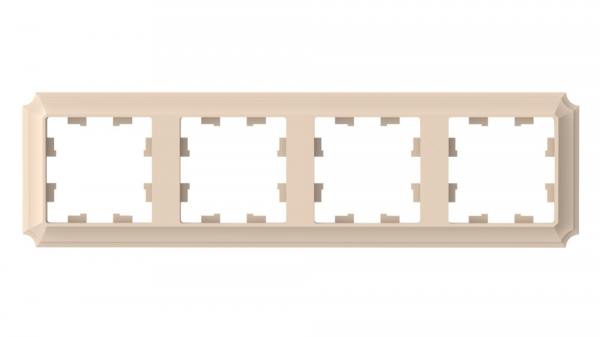 Systeme Electric AtlasDesign Antique Песочный Рамка 4-ая, универсальная