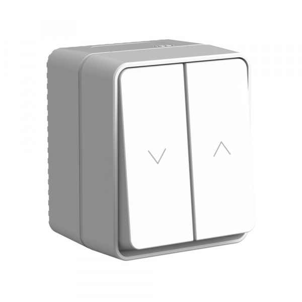 Systeme Electric AtlasDesign Profi54 Наруж Серый Выключатель 2-клавишный для жалюзи, 2хсх.4