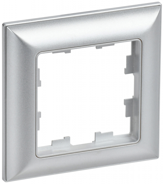 IEK BRITE DECOR Алюминий 3D-форма Рамка 1-м РУ-1-Бр