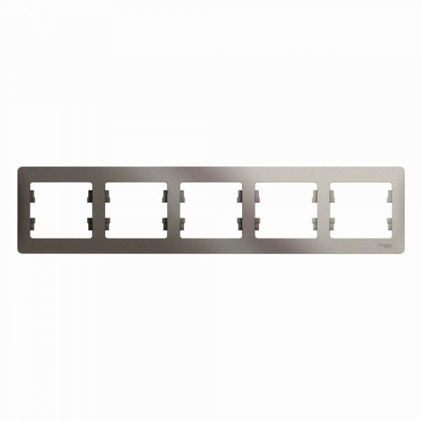 Systeme Electric Glossa Платина Рамка 5-ая, горизонтальная