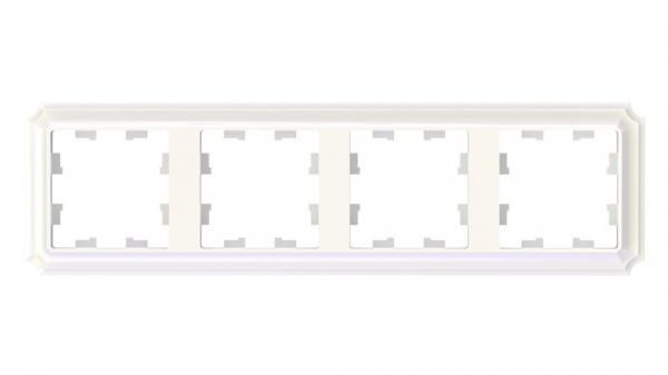 Systeme Electric AtlasDesign Antique Жемчуг Рамка 4-ая, универсальная