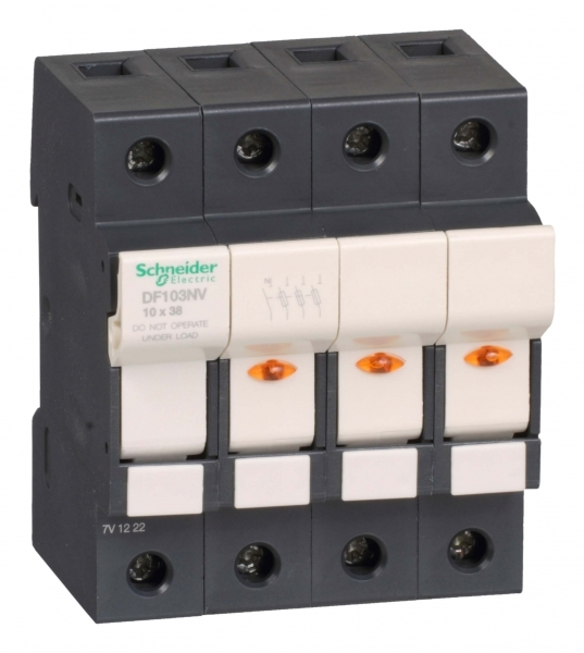Schneider Electric Разделитель-предохранитель 32A с указателем срабатывания 3Р+N 10х38