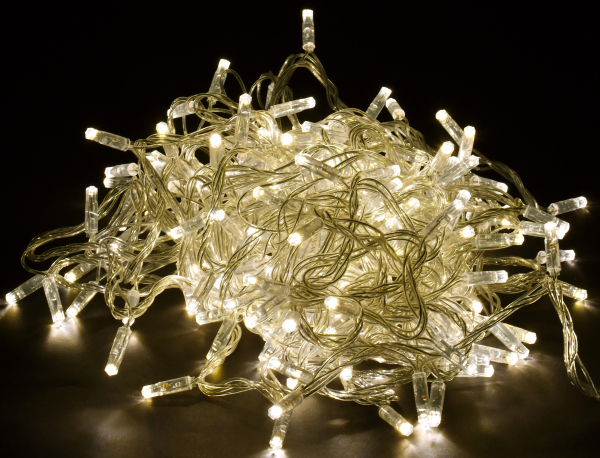 IEK Гирлянда нить 20м 200WW IP44 прозрачный 230В кон. 8