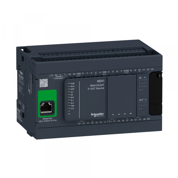 Schneider Electric M238 Modicon Блок базовый M241-24IO транзист источник Ethernet