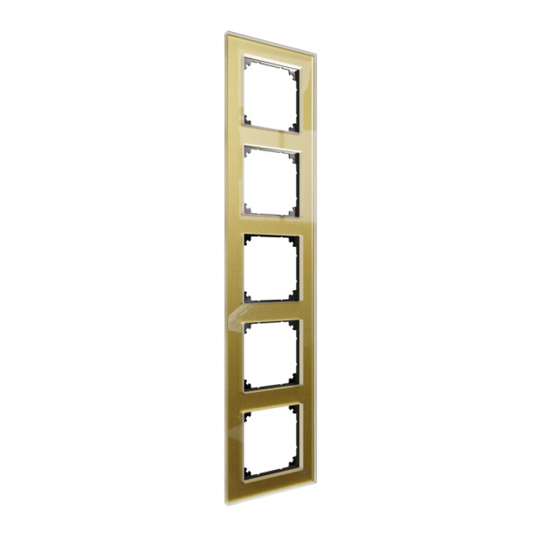 Schneider Electric Merten SM M-Elegance Стекло Золото Рамка 5-ая